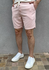 Short Masculino em Linho com Amarração