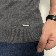 Polo em Tricot com Zíper