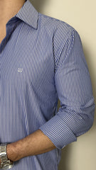 Camisa Masculina Fibra de Bambu Listrada