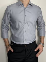 Camisa Slim Fit em Fibra de Bambu
