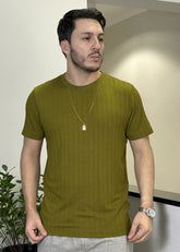 Camiseta Masculina Texturizada