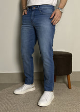 Calça Jeans Masculina Skinny Azul Claro