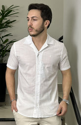 Camisa Masculina Gola Cubana