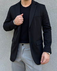 Blazer Masculino Slim em Malha