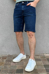 Bermuda Jeans Masculina Slim