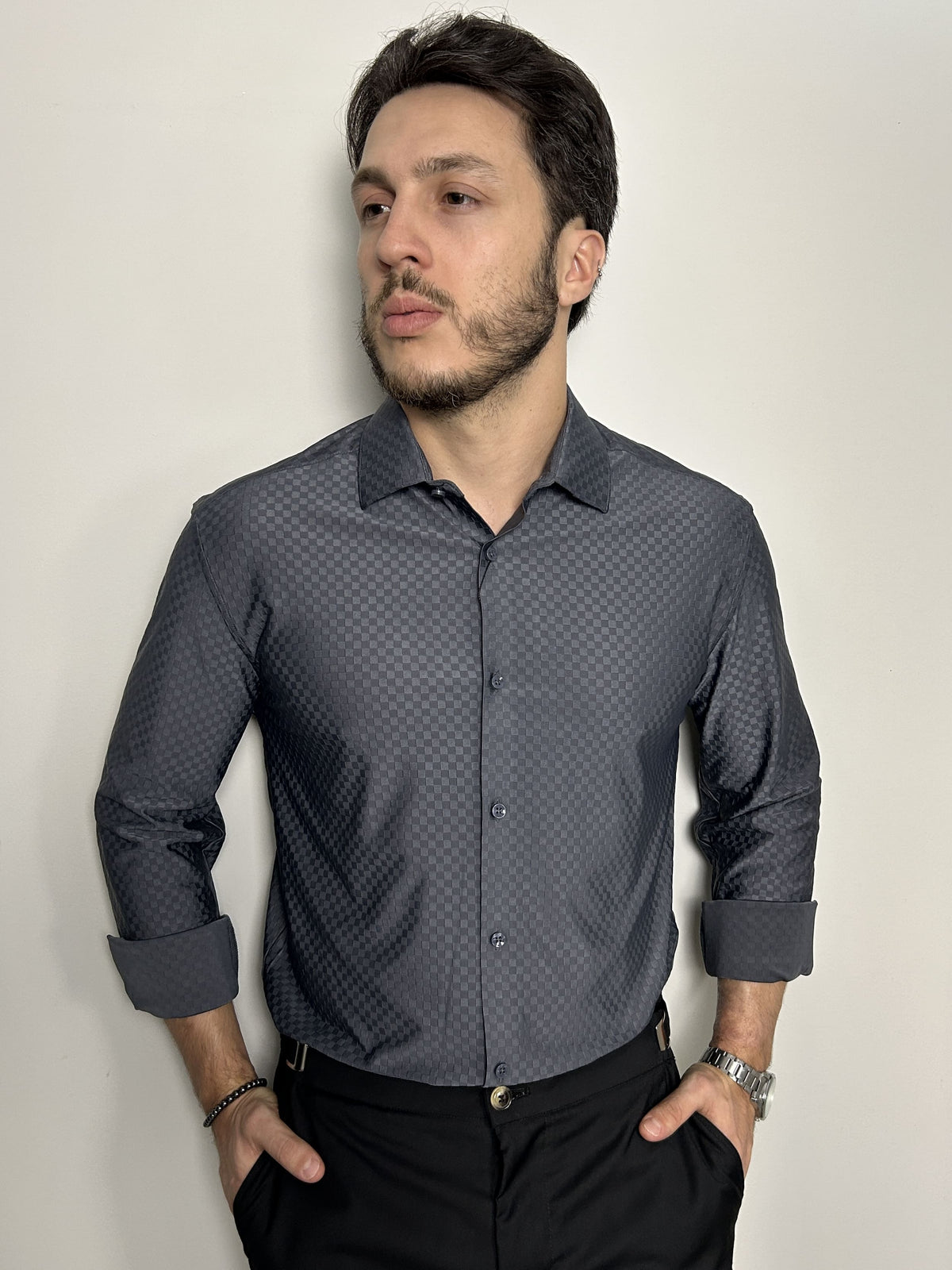 Camisa Texturizada Modal