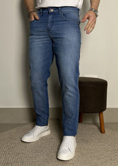 Calça Jeans Masculina Skinny Azul Claro