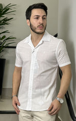 Camisa Masculina Gola Cubana
