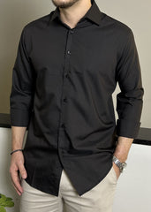 Camisa Slim Fit em Fibra de Bambu