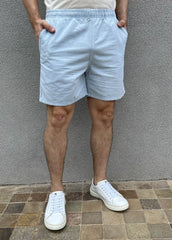 Short Masculino com Textura Em Linho